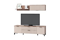 Гостиная ТОСКАНА №1, дуб табачный/бисквит