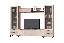 Гостиная ТОСКАНА №2, дуб табачный/бисквит