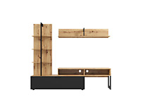 Гостиная JUNO дуб артизан / черный