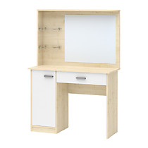 Стол туалетный Голди 105-42 дуб сонома/белый