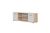 Тумба ТВ-130 FUN дуб сонома/белый