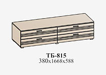 Тумба ТВ Лотос ТБ-815, бодега белая