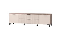 Тумба под ТВ Тоскана с 2 дв. и 2 ящ, бисквит