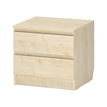 Тумба прикроватная Флорес с 2 ящиками дуб ирландский